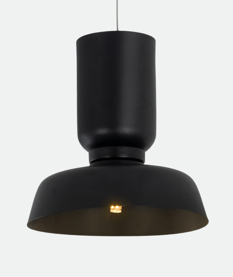 Modern Black Single Pendant