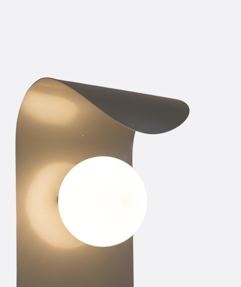 Minimalist Grey Wall Lamp