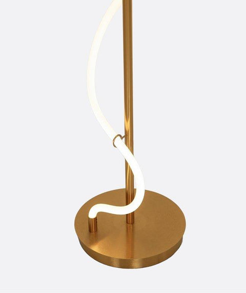 Gold LED Floor Lamp