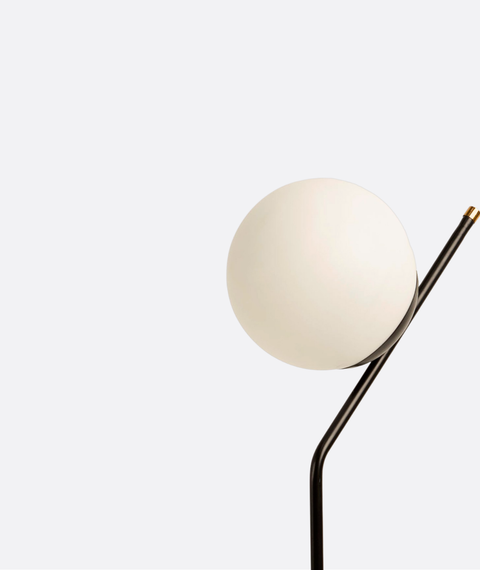 Soft Glow Accent Black Table Lamp