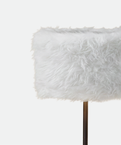 Stylish White Torchiere