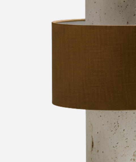 Elegant Travertine Table Lamp
