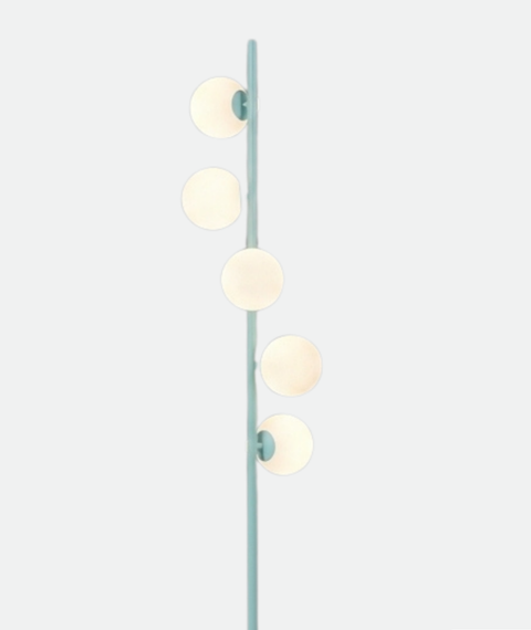 Modern Baby Blue Floor Lamp