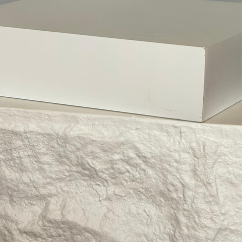 Textured Sculptural Side Table