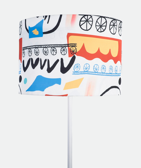 Minimal Printed Floor Lamp