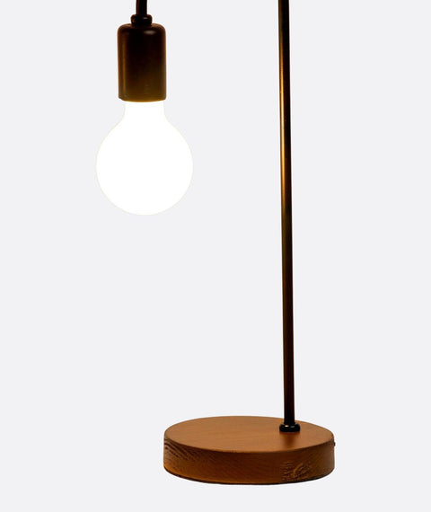 Industrial Brown and Black Table Lamp
