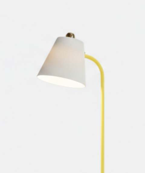 Minimalist Yellow Floor Lamp