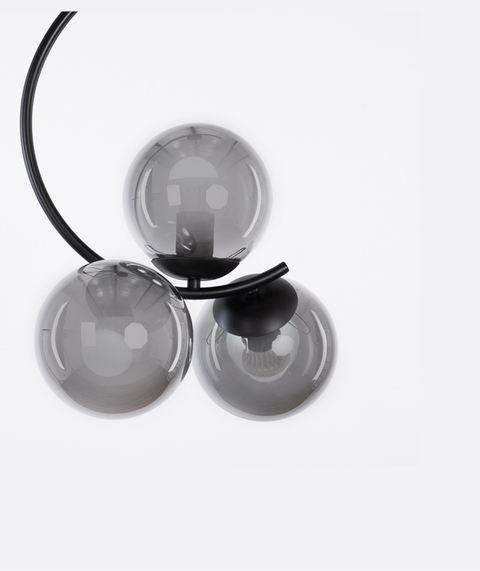 Stylish Curved Black Pendant Ceiling