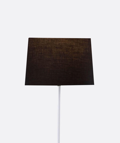Modern White And Black Torchiere