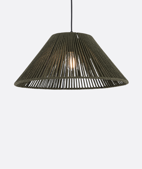 Modern Olive Single Pendant