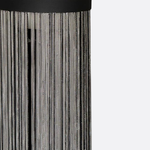 Modern Chains Black and Silver Floor lamp