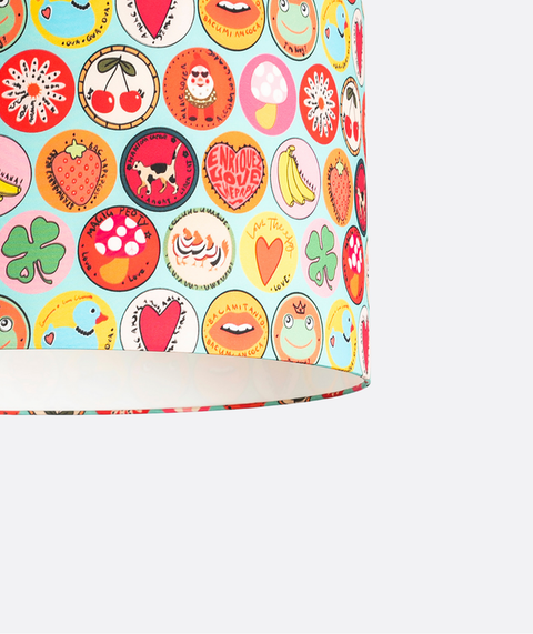 Modern Kids Printed Shade Pendant