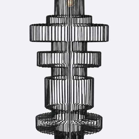 Office Black Wire Pendant