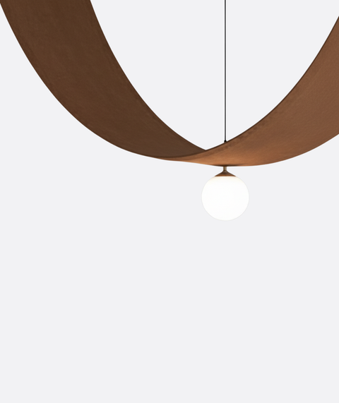 Elegant Fabric Curtain Pendant