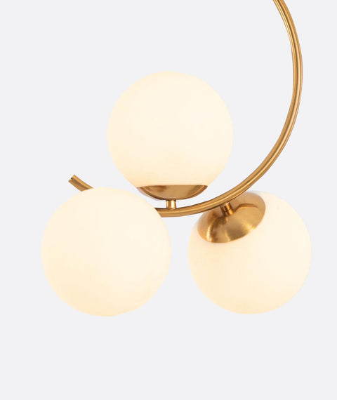 Modern Gold Circle Pendant