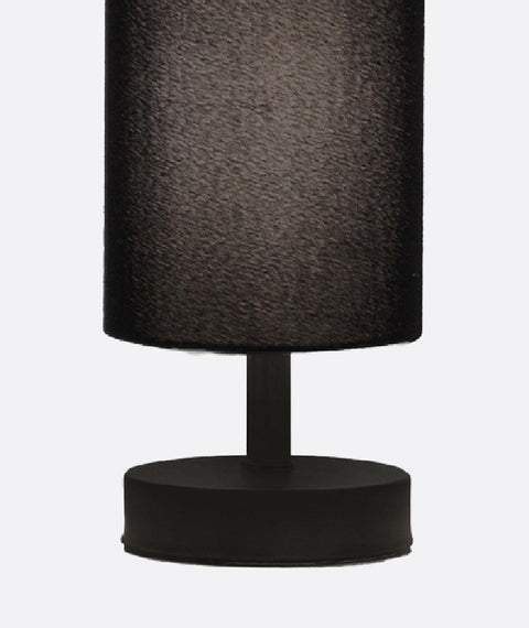 Black Cylinder Table Lamp