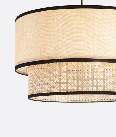 Modern Rattan Single Pendent
