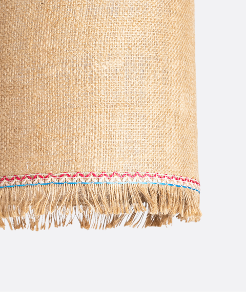 Boho Beige Burlap Pendant Lamp