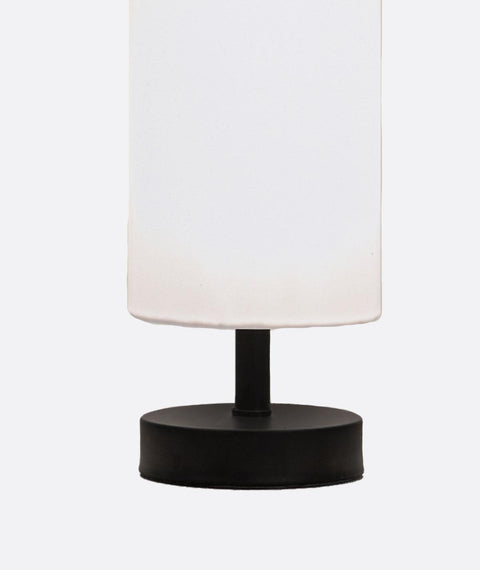 White Cylinder Table Lamp