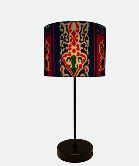 Printed Shaded Modern Table Lamp