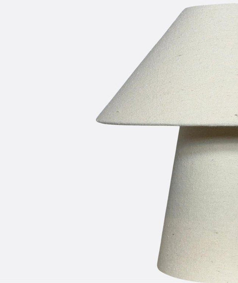 Minimalist White Fabric Lamp
