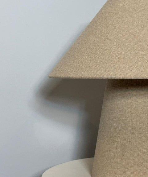 Minimalist Biege Fabric Lamp