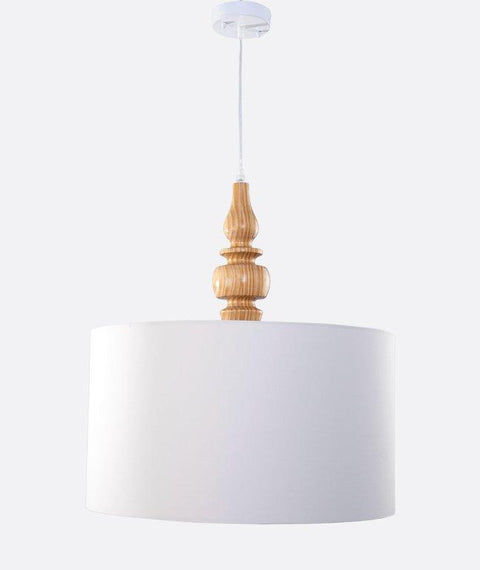 Rustic White shades pendant