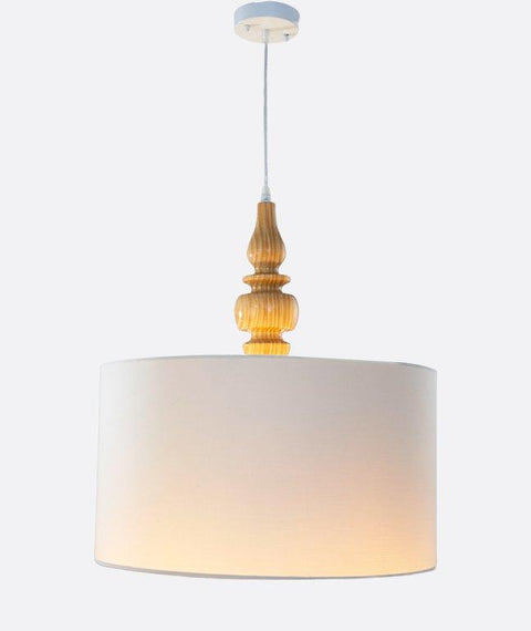 Rustic White shades pendant