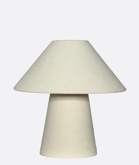 Minimalist White Fabric Lamp