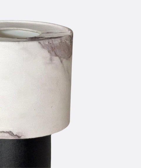 Modern White & Black Table Lamp