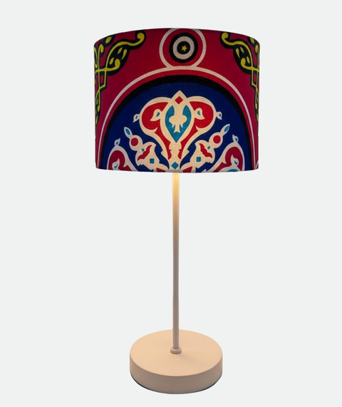 Printed Shaded Table Lamp