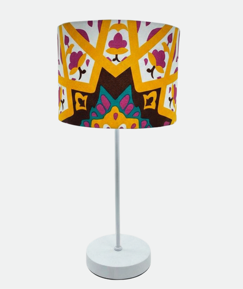 Printed Shaded Table Lamp