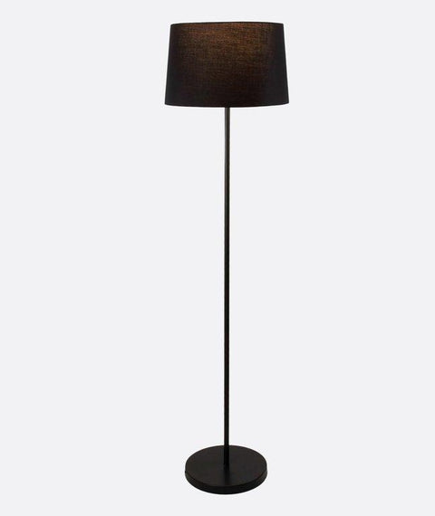 Modern All Black Torchiere