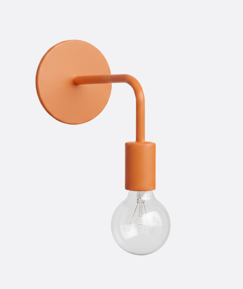 Orange Kids Wall Lamp