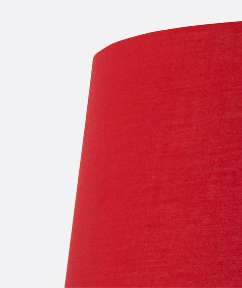 Modern White And Red Torchiere