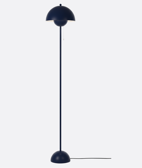Modern Navy Blue Floor Lamp