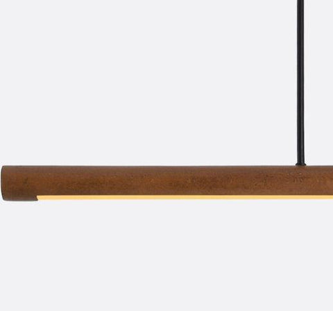 LED Wooden Track Pendant