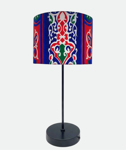 Printed Shaded Modern Table Lamp