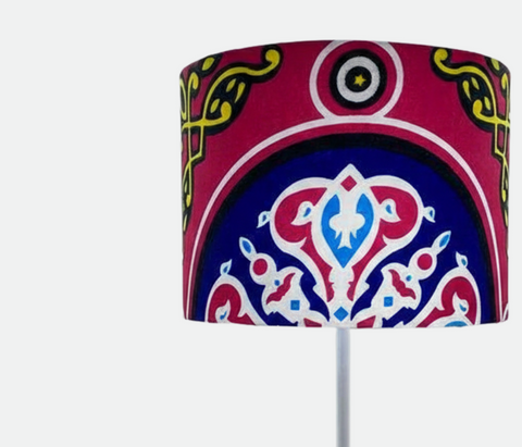 Printed Shaded Table Lamp