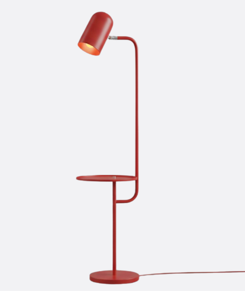 Red Playful Multitask Floor Lamp