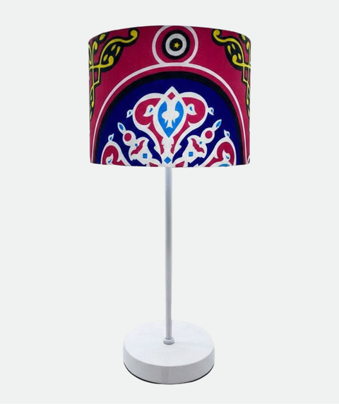 Printed Shaded Table Lamp