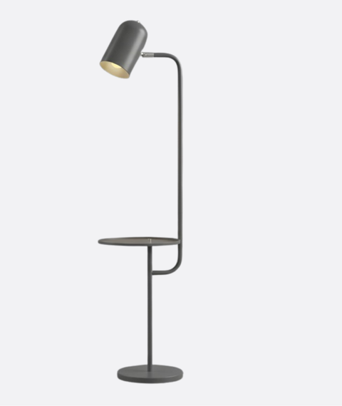Grey Playful Multitask Floor Lamp