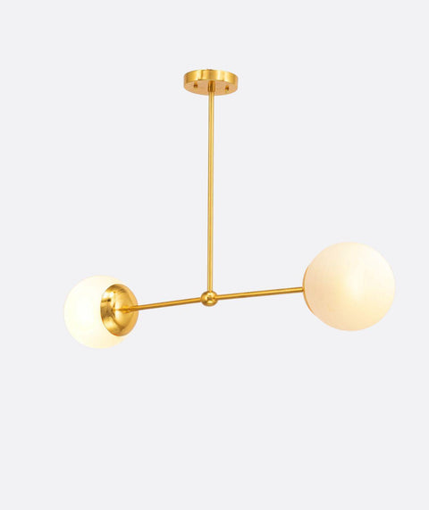 Minimalist Gold Track Chandelier