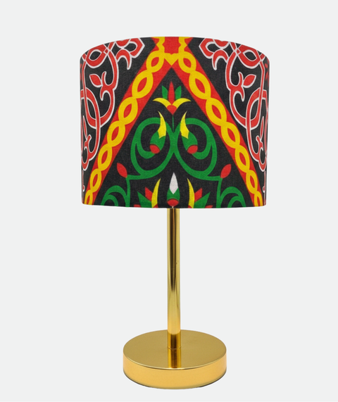 Printed Shaded Modern Table Lamp