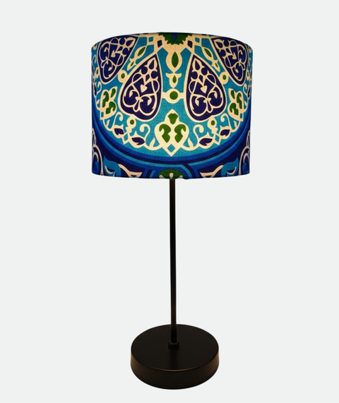 Printed Shaded Modern Table Lamp