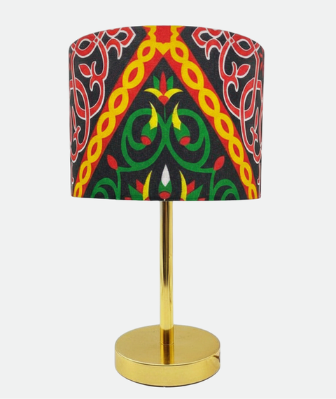 Printed Shaded Modern Table Lamp