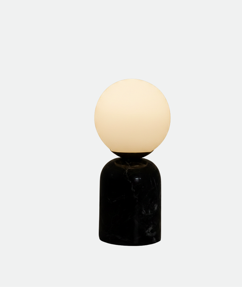 Black Marble Table Lamp