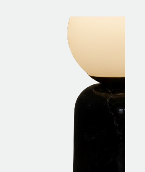 Black Marble Table Lamp