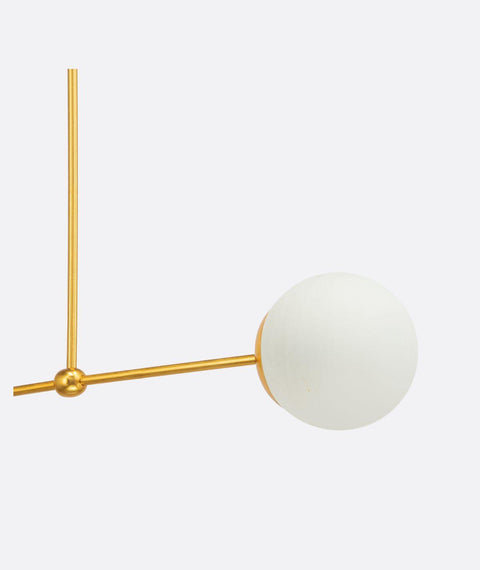Minimalist Gold Track Chandelier