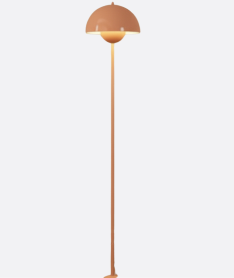Modern Light Orange Floor Lamp